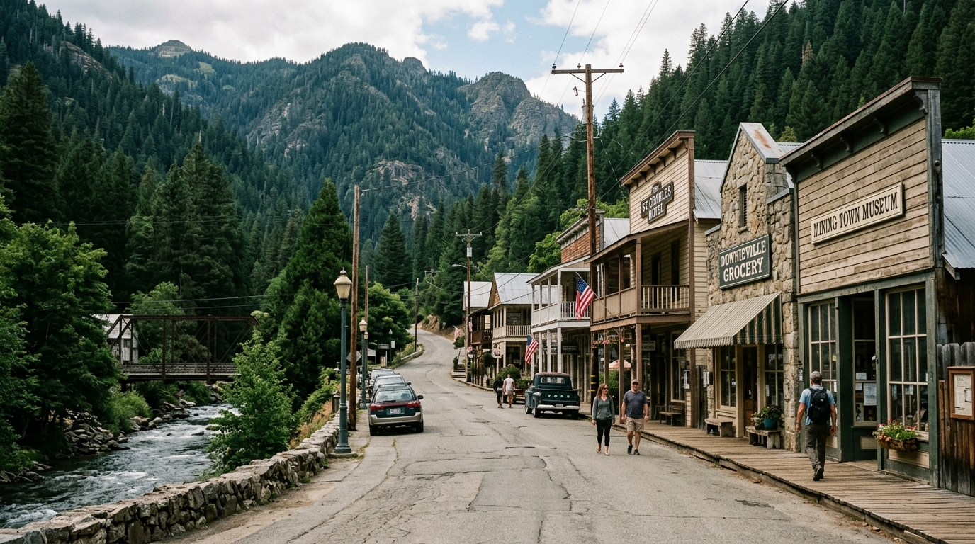 Historic Downieville street