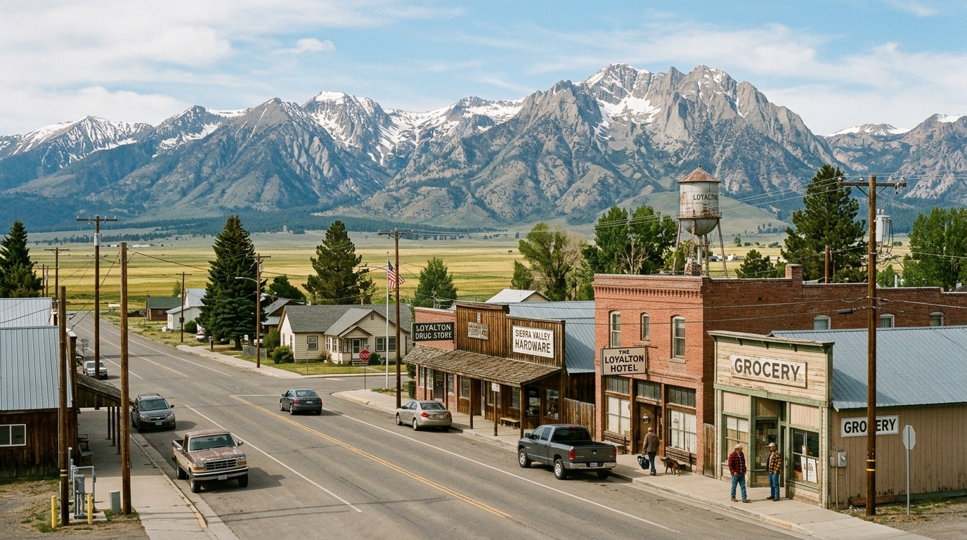 Loyalton streetscape
