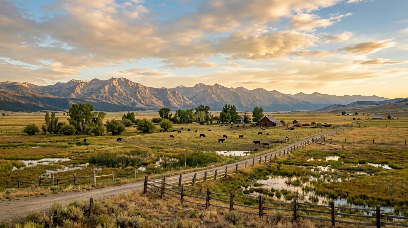 Open ranchlands of Sierra Valley