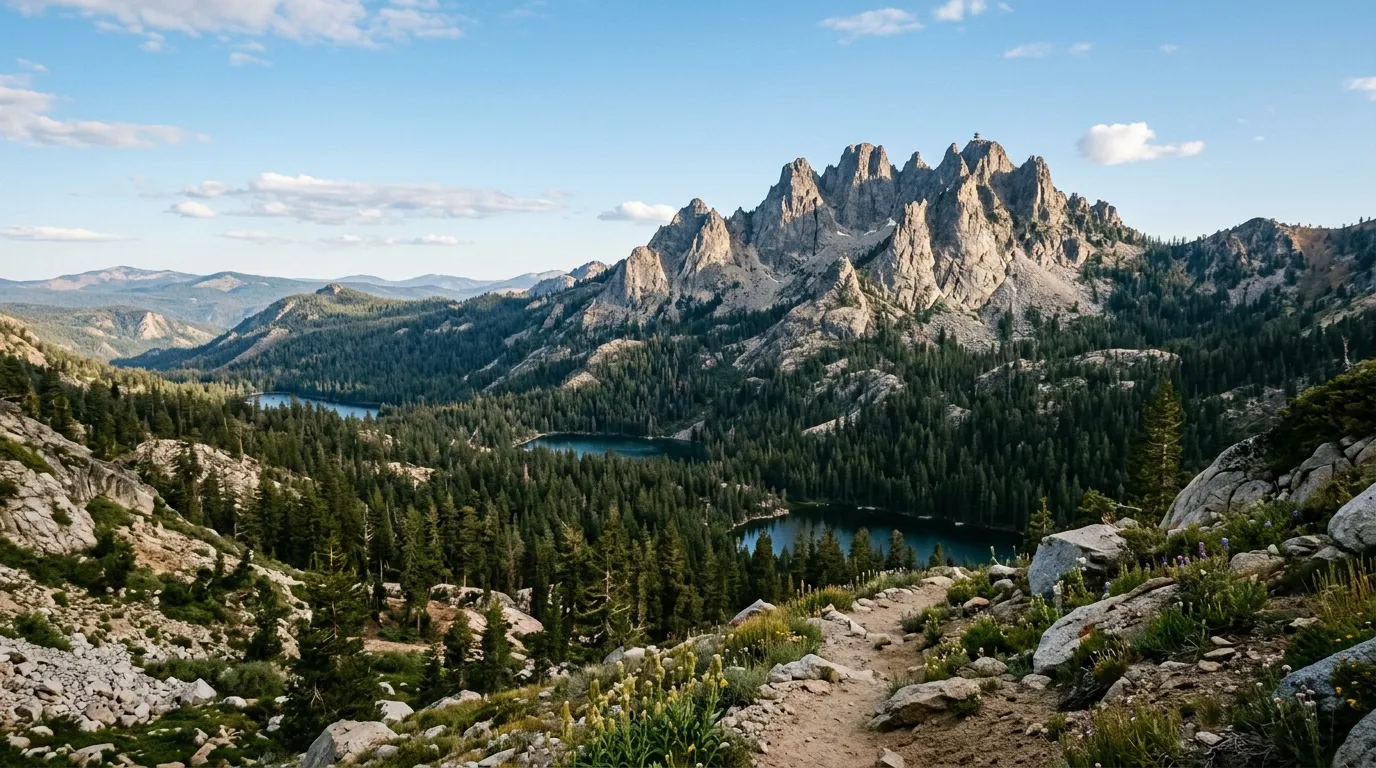 Sierra Buttes above Sierra County high country