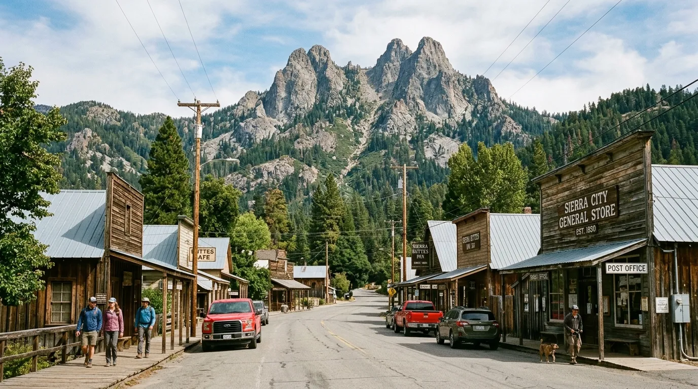 Sierra City and high-country landscape